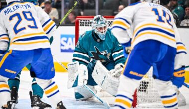 Sharks Shut Out by Sabres 5-0