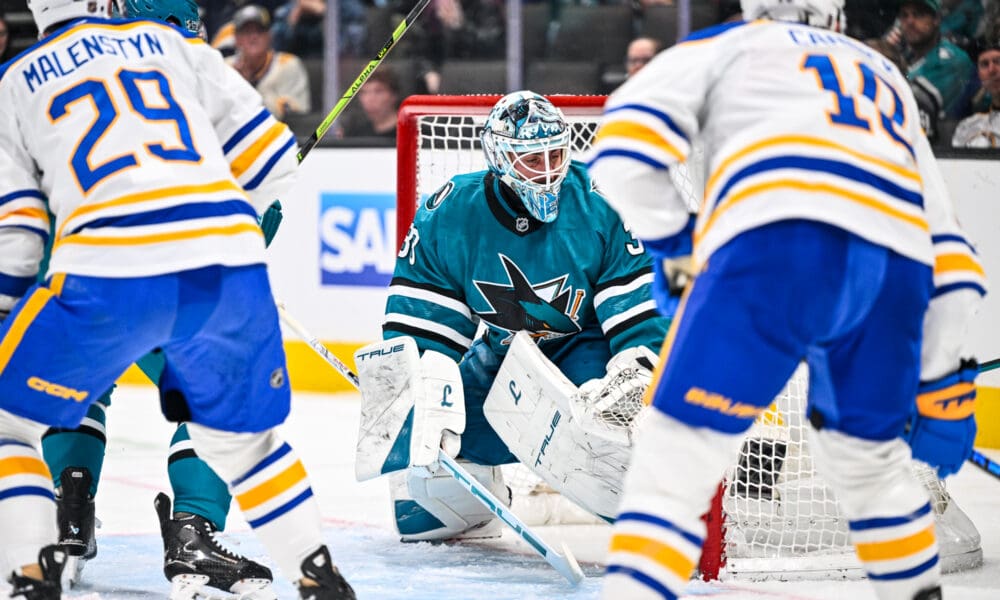 Sharks Shut Out by Sabres 5-0