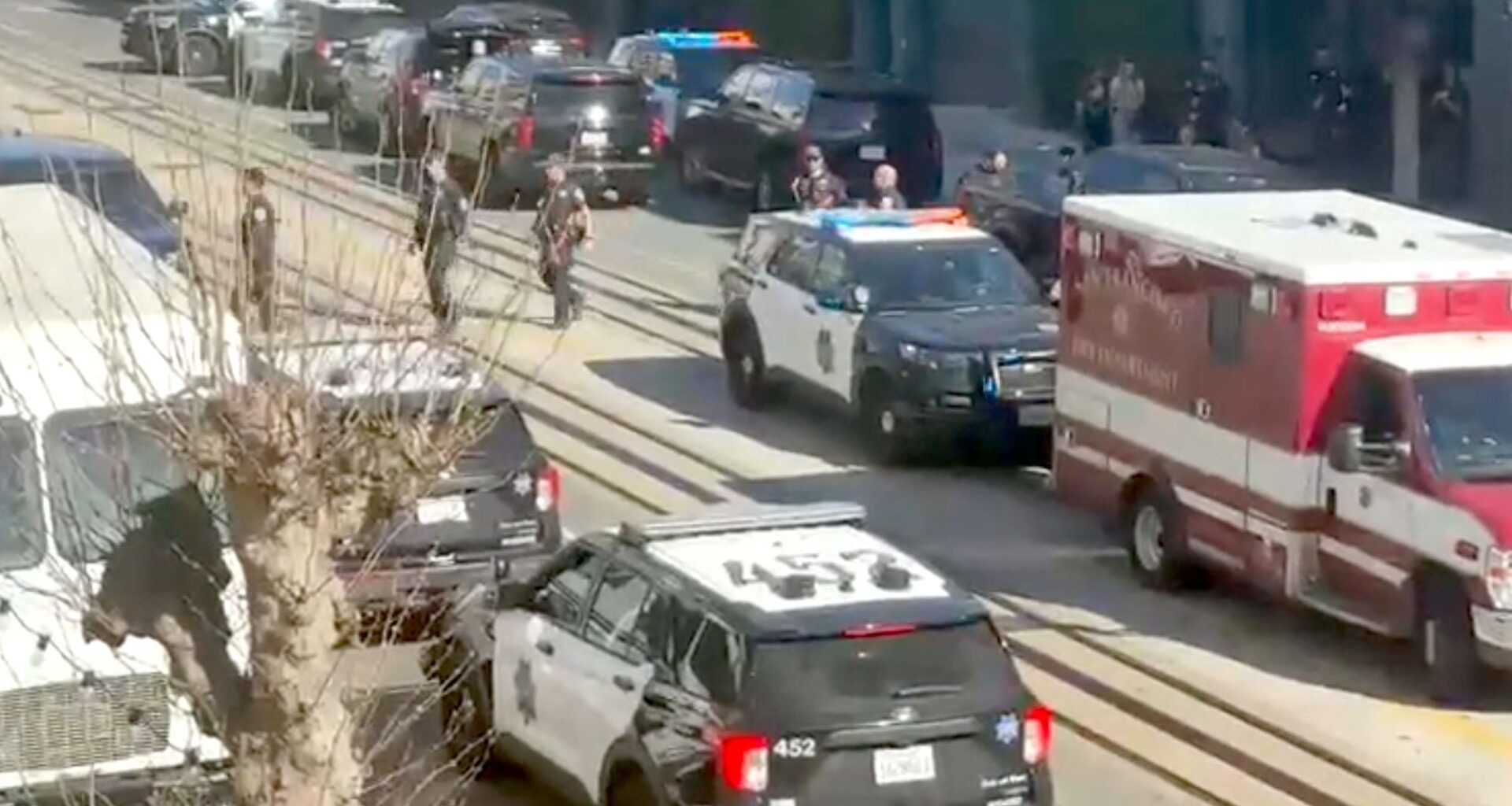 Man In Purple Ferrari Brandishes Gun, Barricades Himself Inside Nob Hill Building