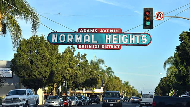 Normal Heights sign