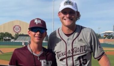 Texas A&M baseball series against Oakland brings Nelson, Dillard home to Brazos Valley