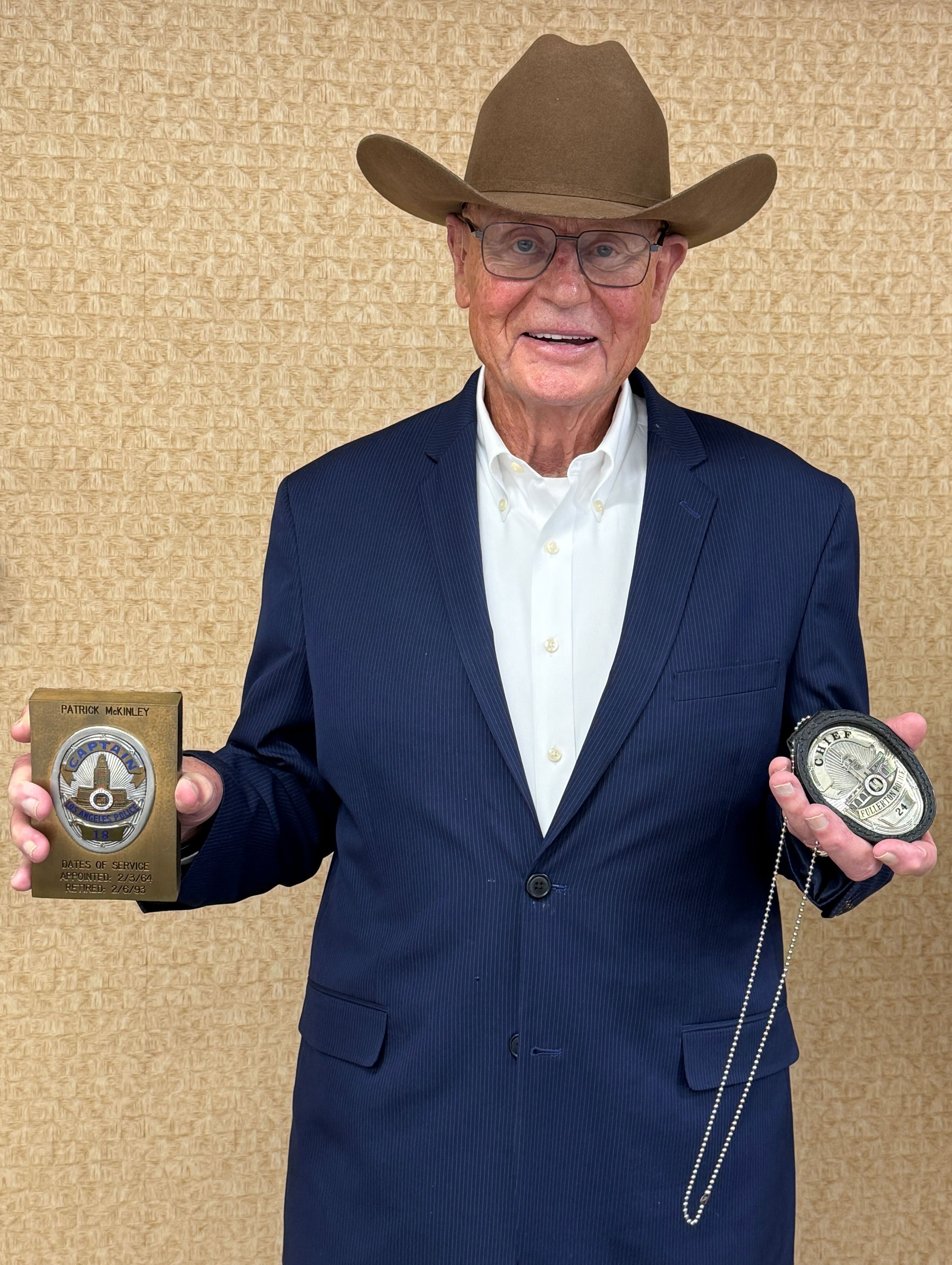 Pat McKinley spent 29 years with the LAPD, rising to...