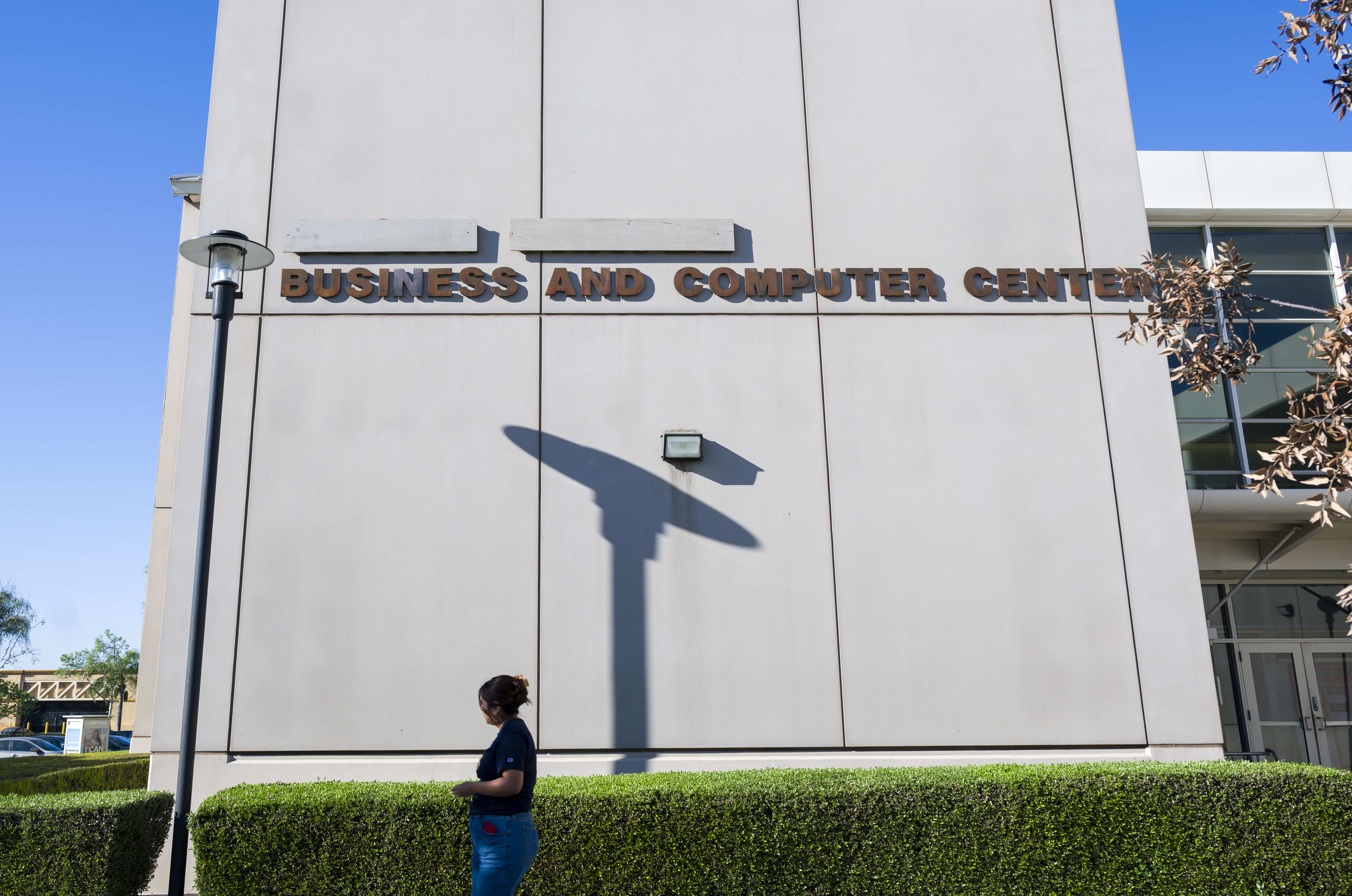 Santa Ana College has covered up the name of Cesar...