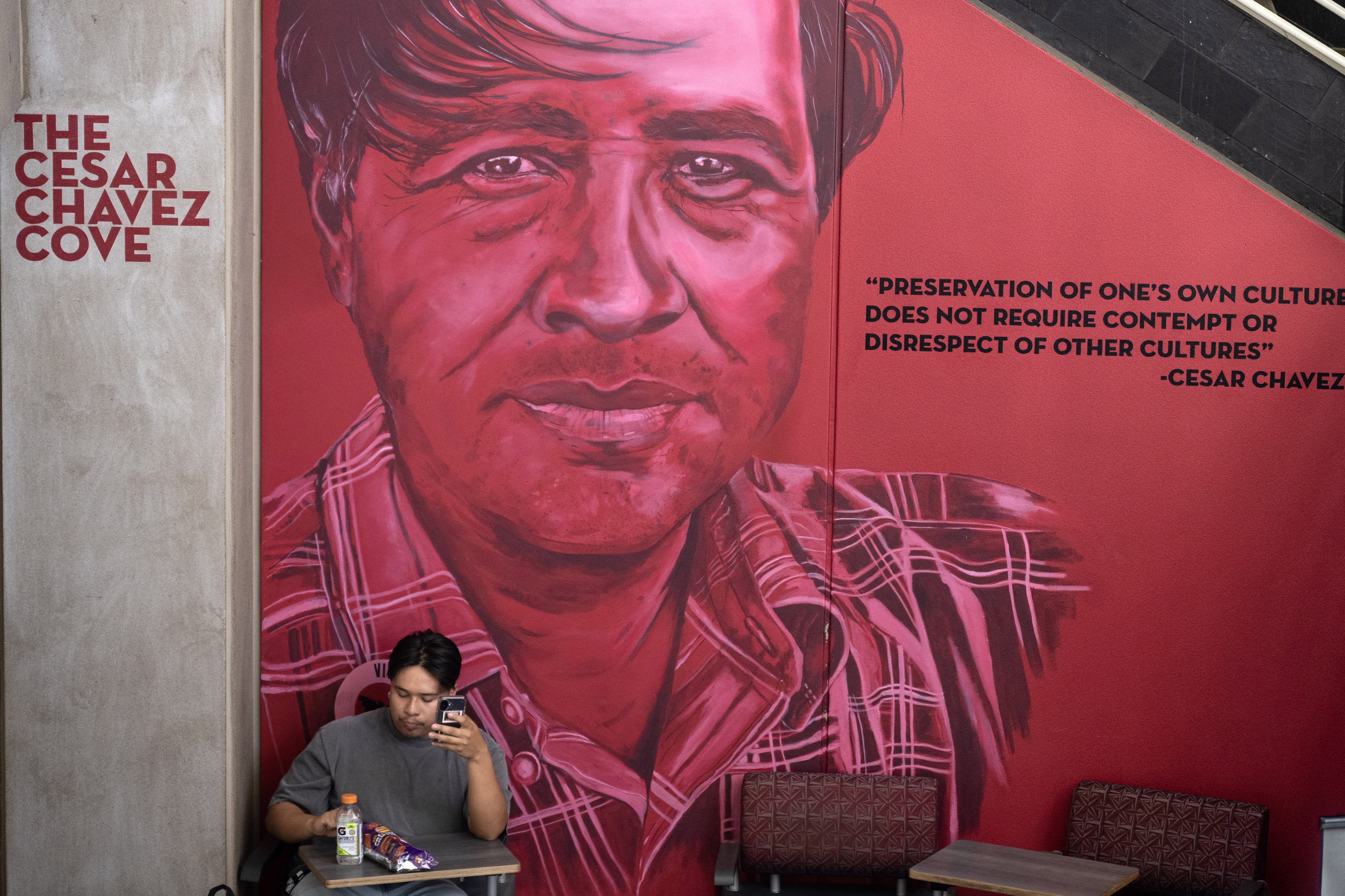 The Cesar Cove inside Santa Ana Collegeâs Chavez Business and...