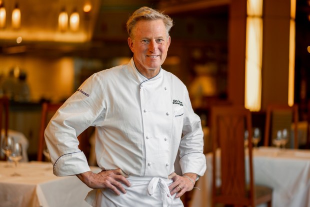 Executive Chef Andrew Sutton of Napa Rose restaurant at the Grand Californian Hotel in Anaheim on Tuesday, July 20, 2021. (Photo by Leonard Ortiz, Orange County Register/SCNG)