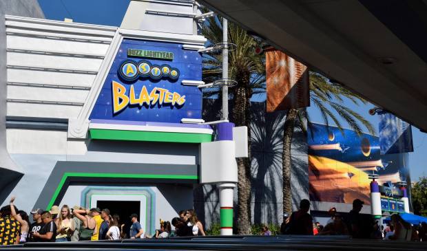 Buzz Lightyear Astro Blasters in Tomorrowland at Disneyland in Anaheim, CA, on Friday, Oct 18, 2019. (Photo by Jeff Gritchen, Orange County Register/SCNG)