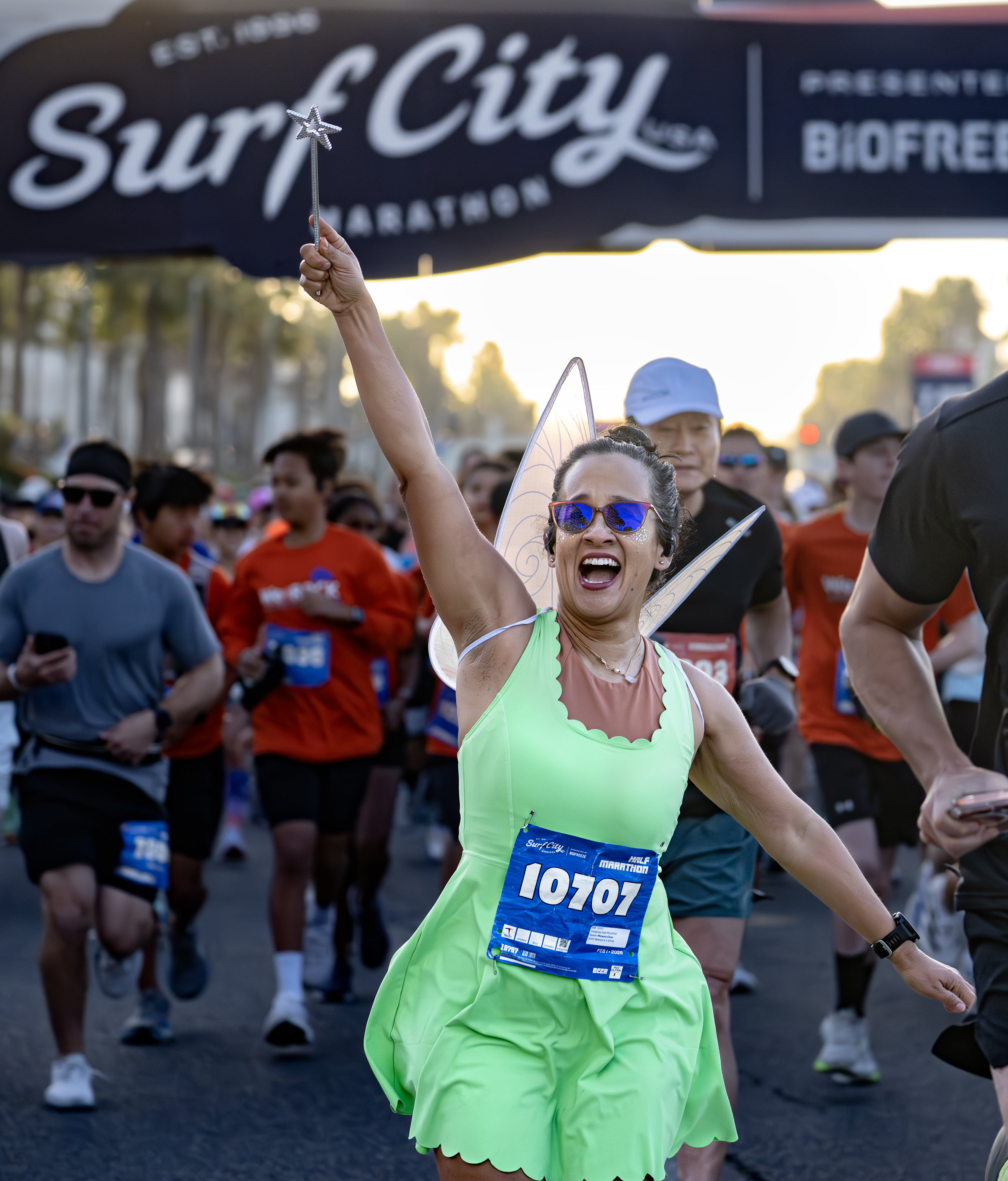 Surf City Half Marathon runner, Micaela Choo, waves her magic...