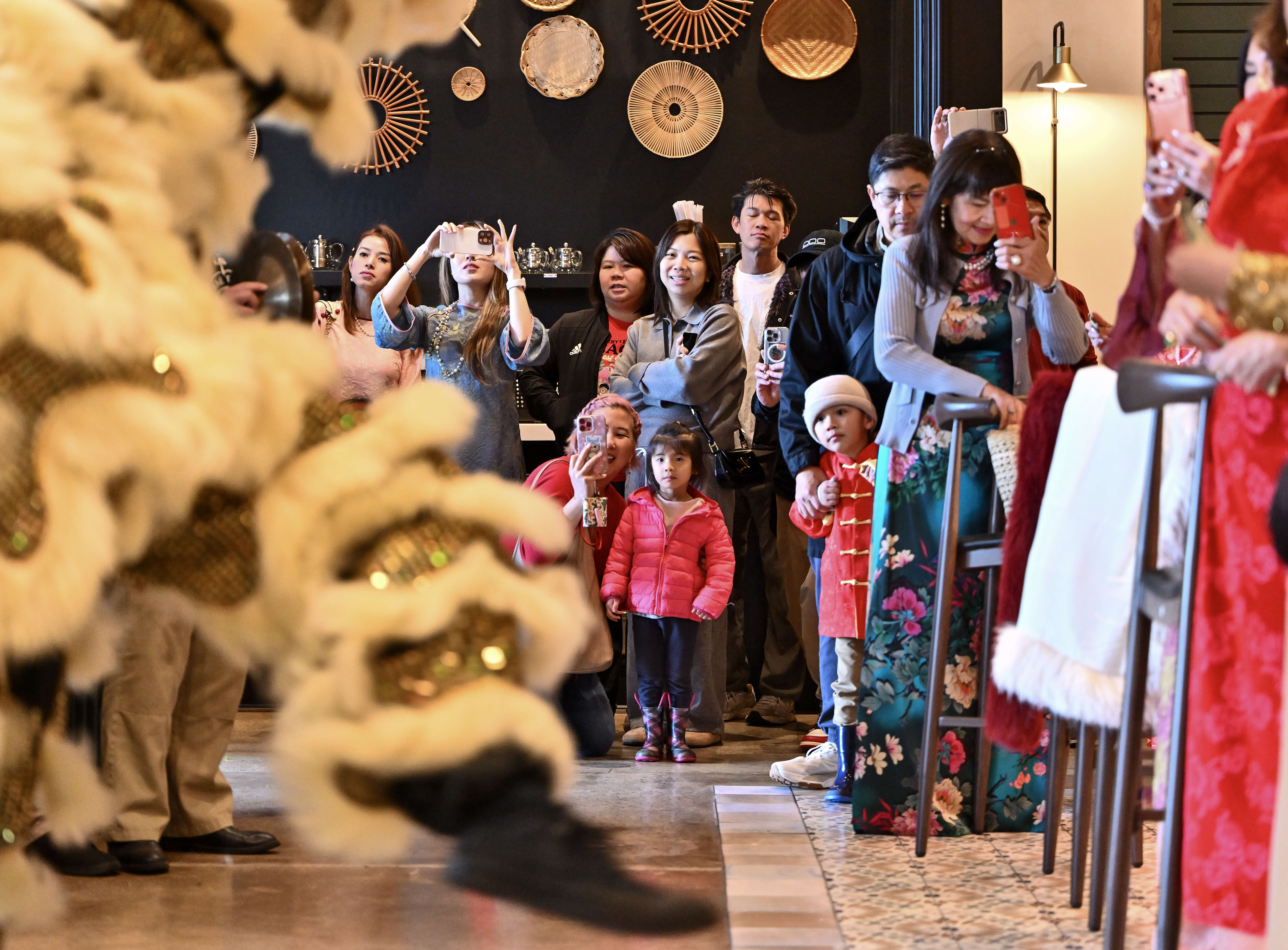 Visitors to QUA Contemporary Chinese Cuisine, incliding Wyatt Sullivan, 3,...