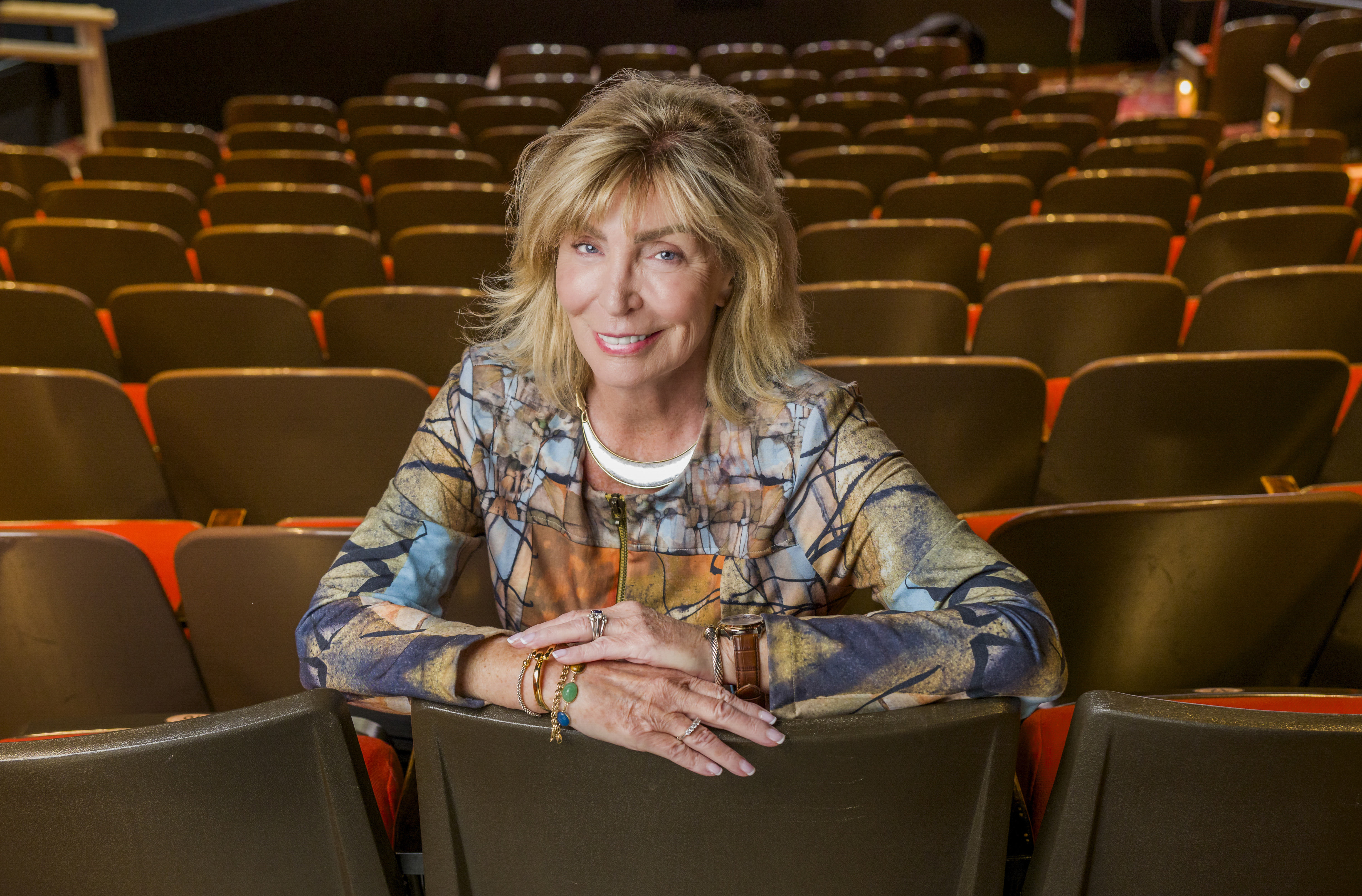 Kitty Malcolm, pictured at the Laguna Playhouse in Laguna Beach...