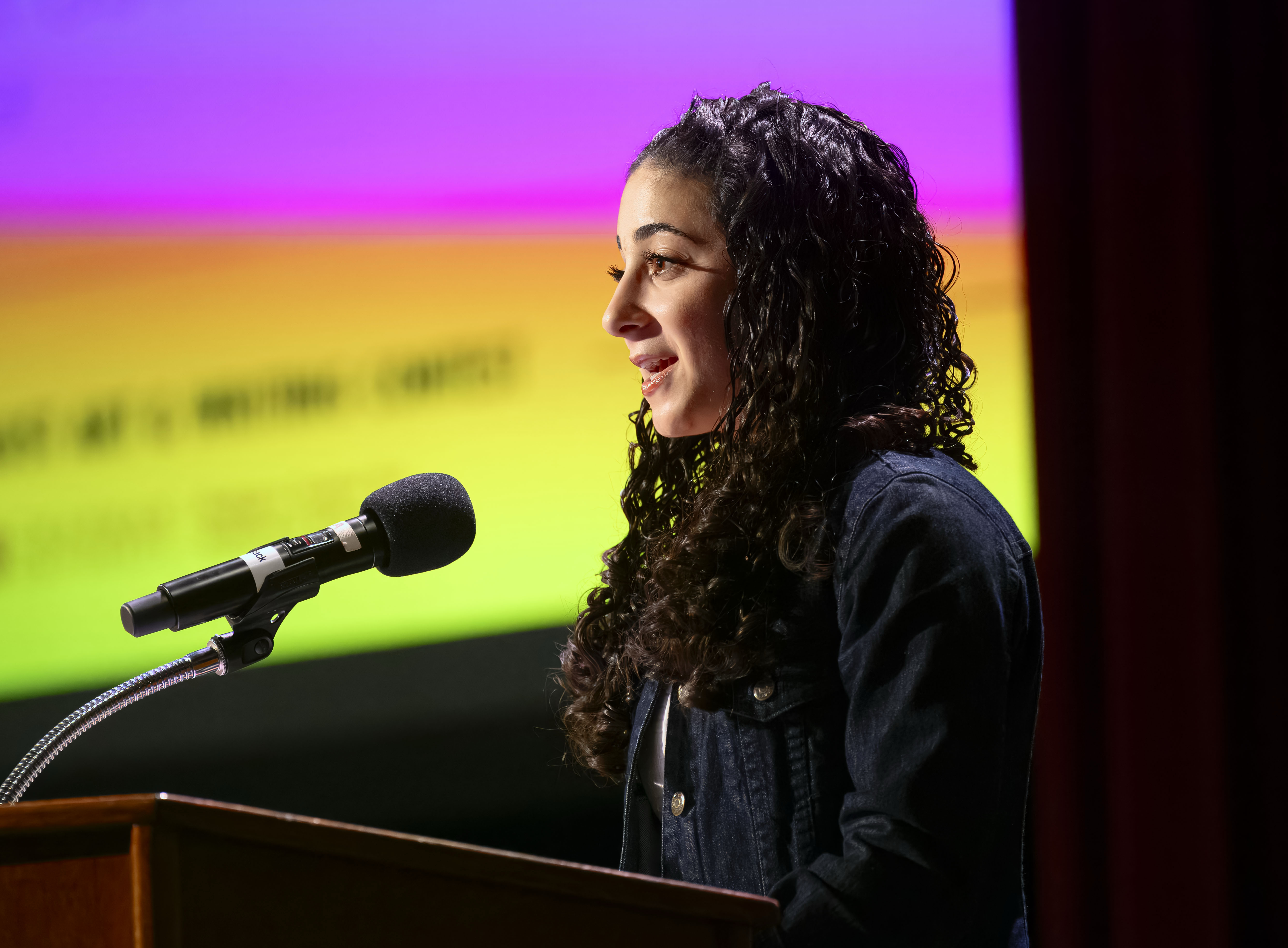 Meital Kochinski of Northwood High School in Irvine presents her...