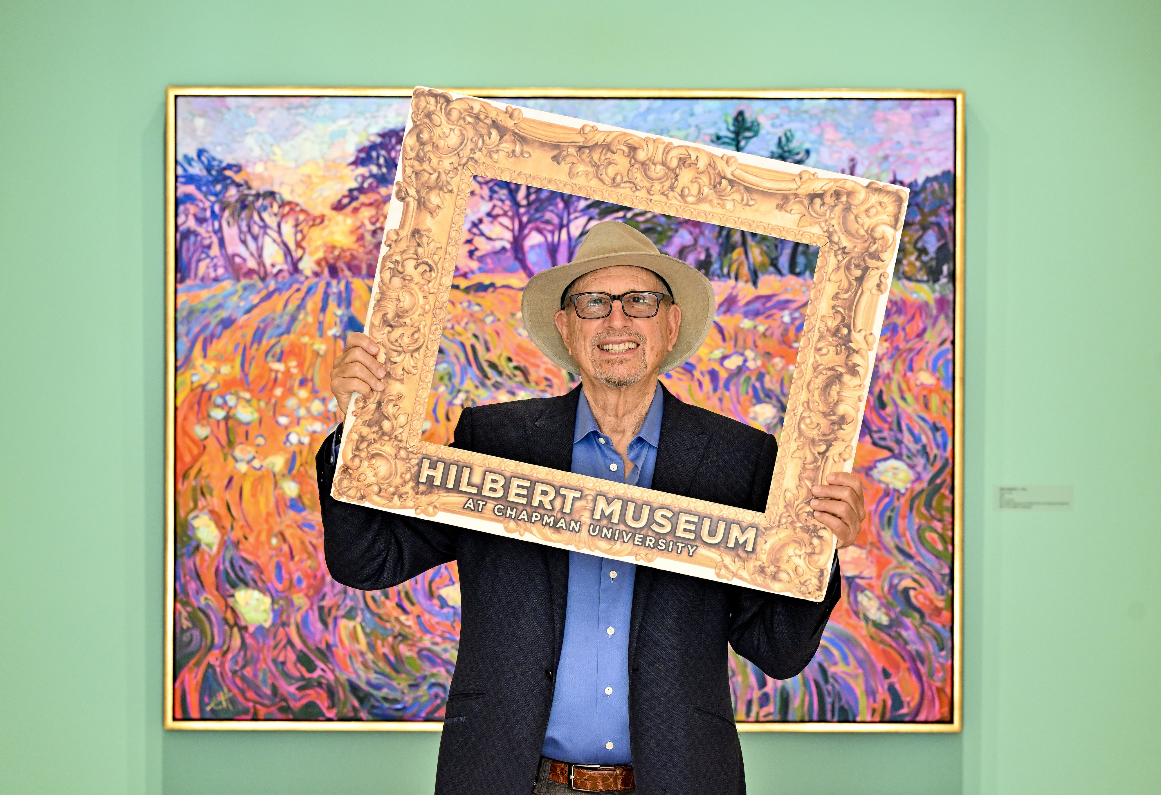Mark Hilbert at The Hilbert Museum of California Art in...