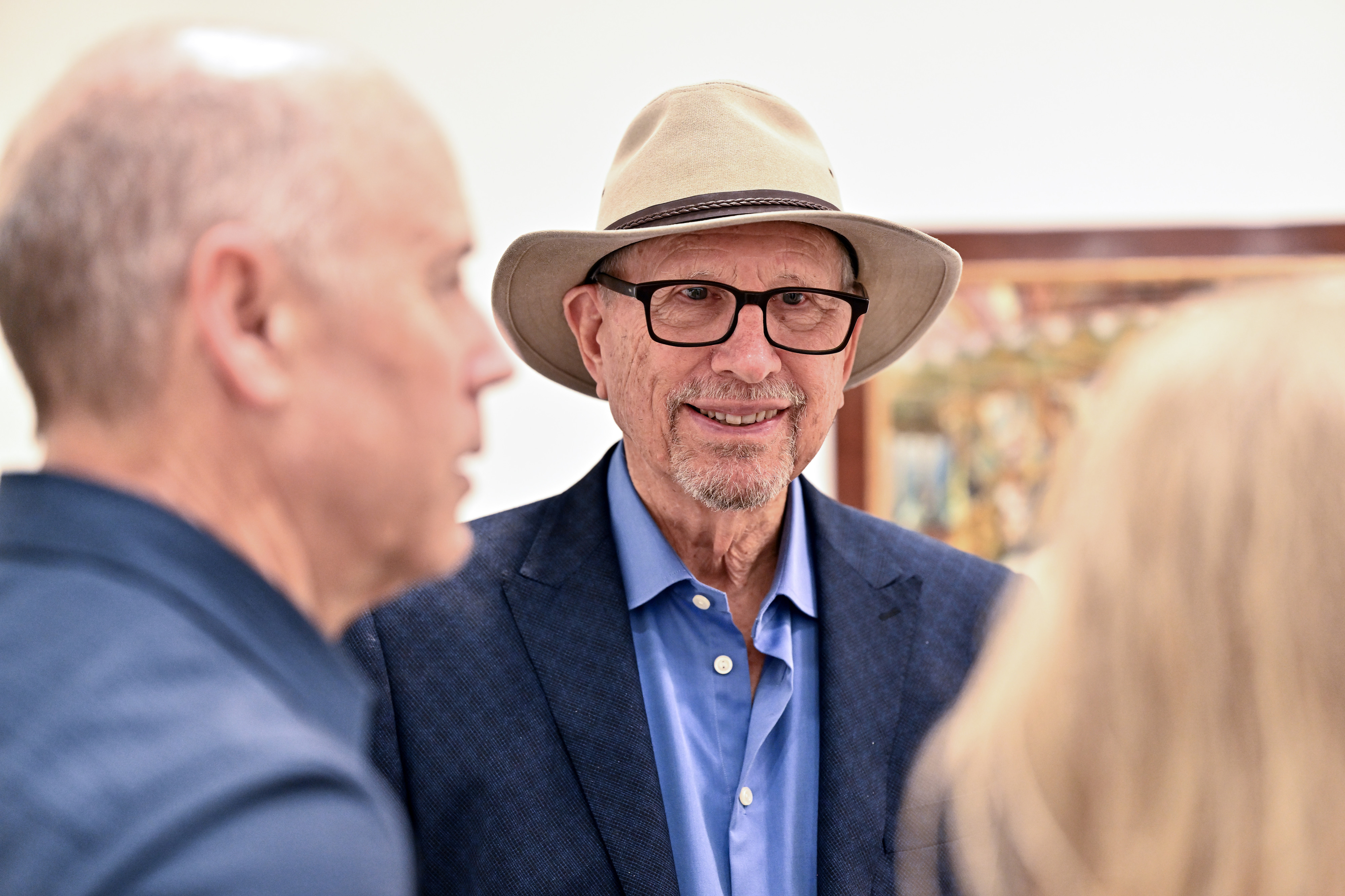 Mark Hilbert at The Hilbert Museum of California Art in...
