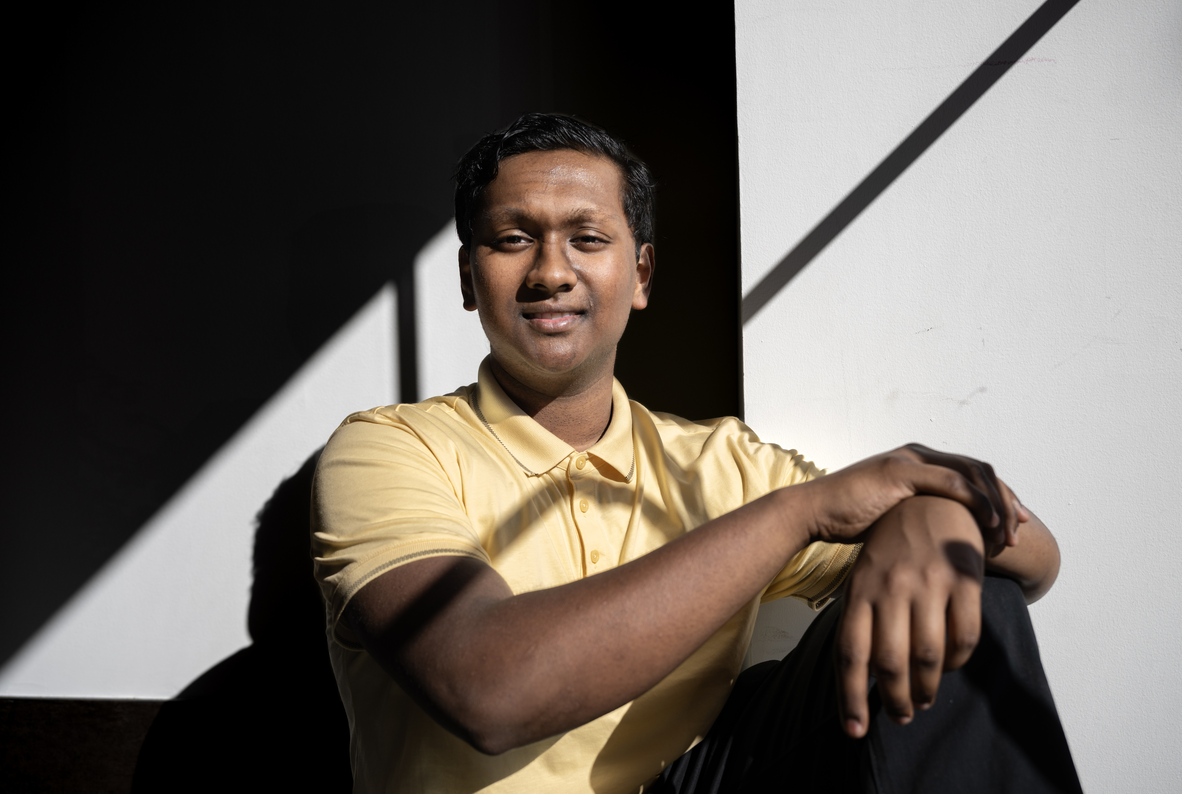 After skipping high school, 17-year-old Amalvin Fritz of Irvine will...