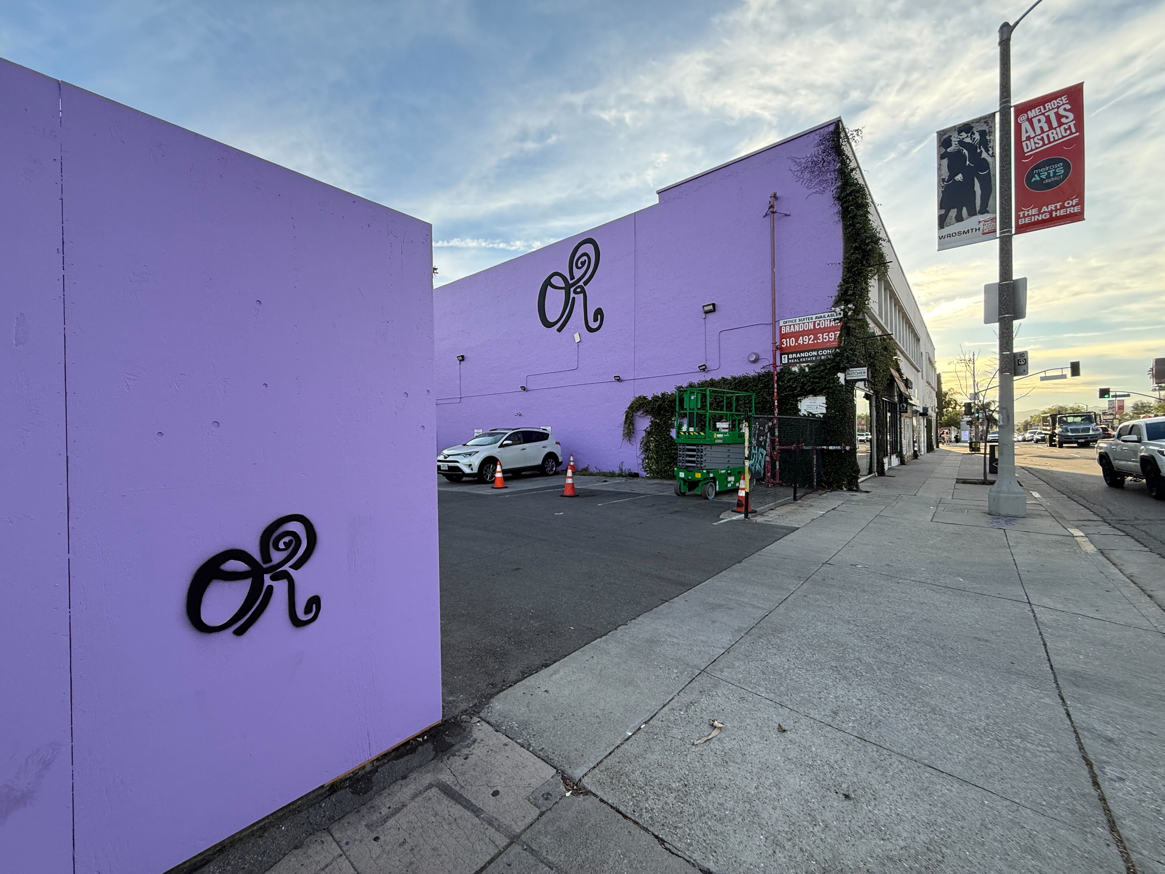 A new mural in Los Angeles is teasing pop singer...