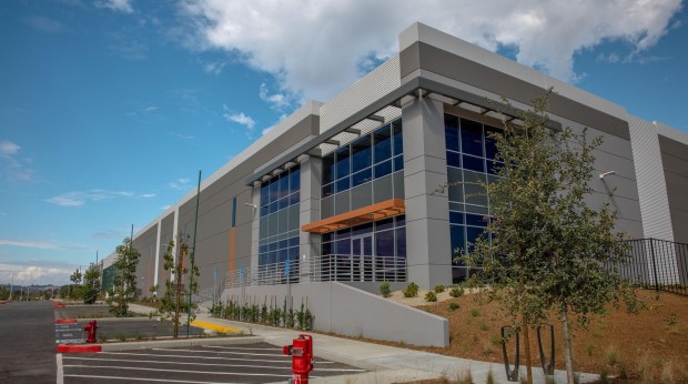 The machine maker Mazak Corp. signed a long-term lease with Dedeaux Properties for a 14,093-square-foot building at Swallows Creek, a new 136,000-square-foot industrial complex in San Juan Capistrano. Terms of the lease were not disclosed. (Photo courtesy of JLL)