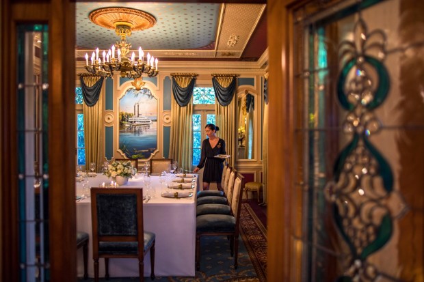 21 Royal provides up to 12 guests an fine-dining experience in a 2,200-square-foot private residence at 21 Royal Street in New Orleans Square, upstairs from the classic Pirates of the Caribbean attraction. (Photo courtesy of Disneyland Resort)