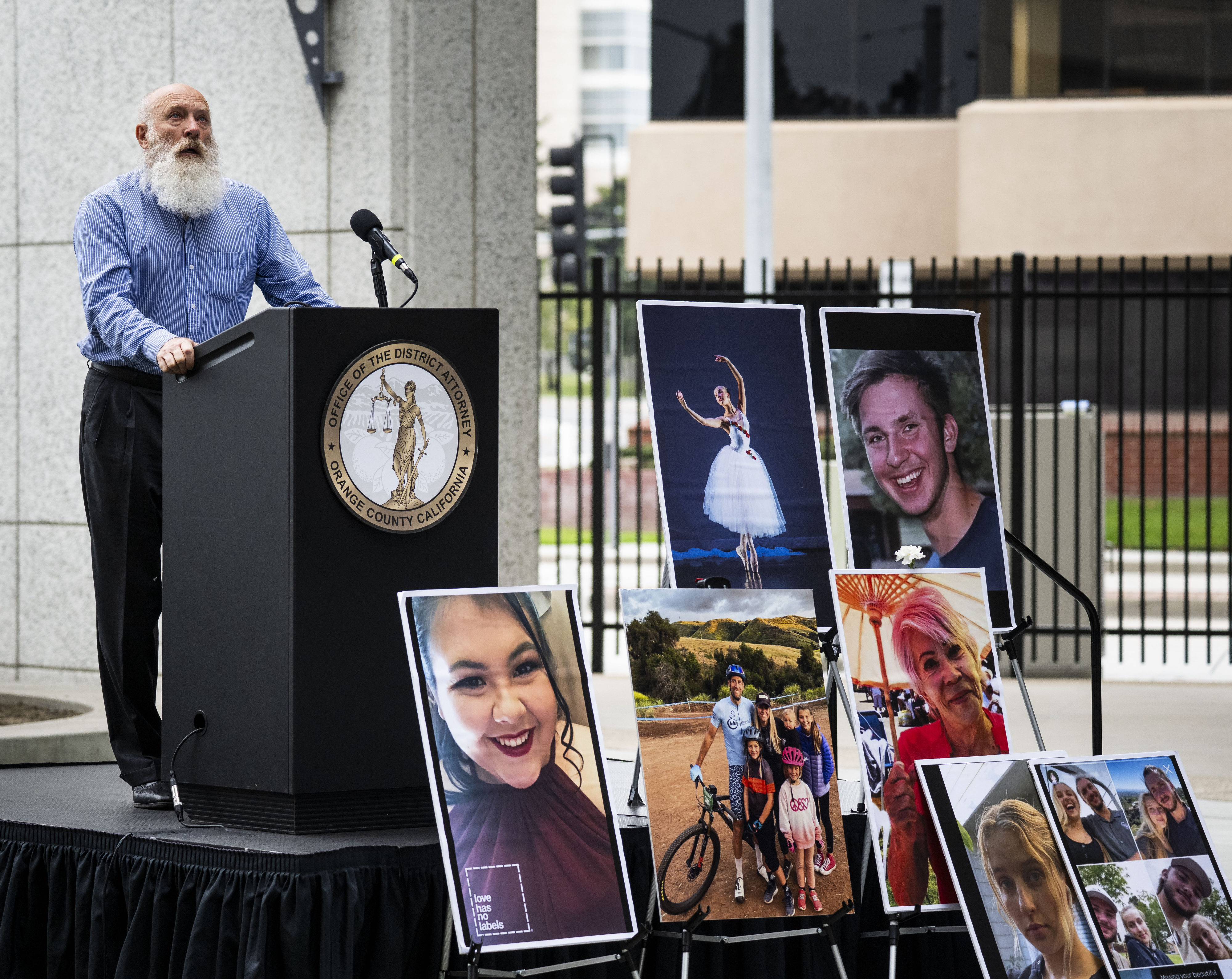 Anatoly Varfolomeev pauses while speaking about his daughter Anya Varfolomeev...