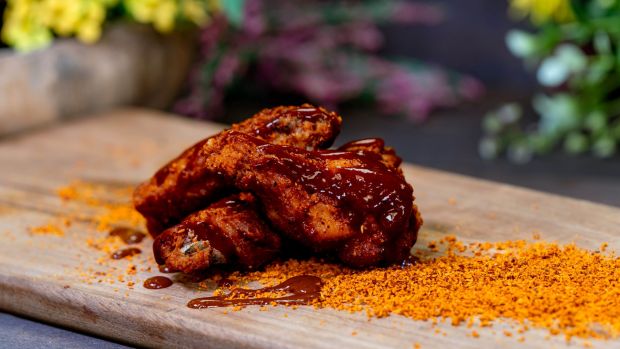 Tajin Habanero Seasoned Wings available at the Disney California Adventure Food & Wine Festival. (Courtesy of Disneyland)