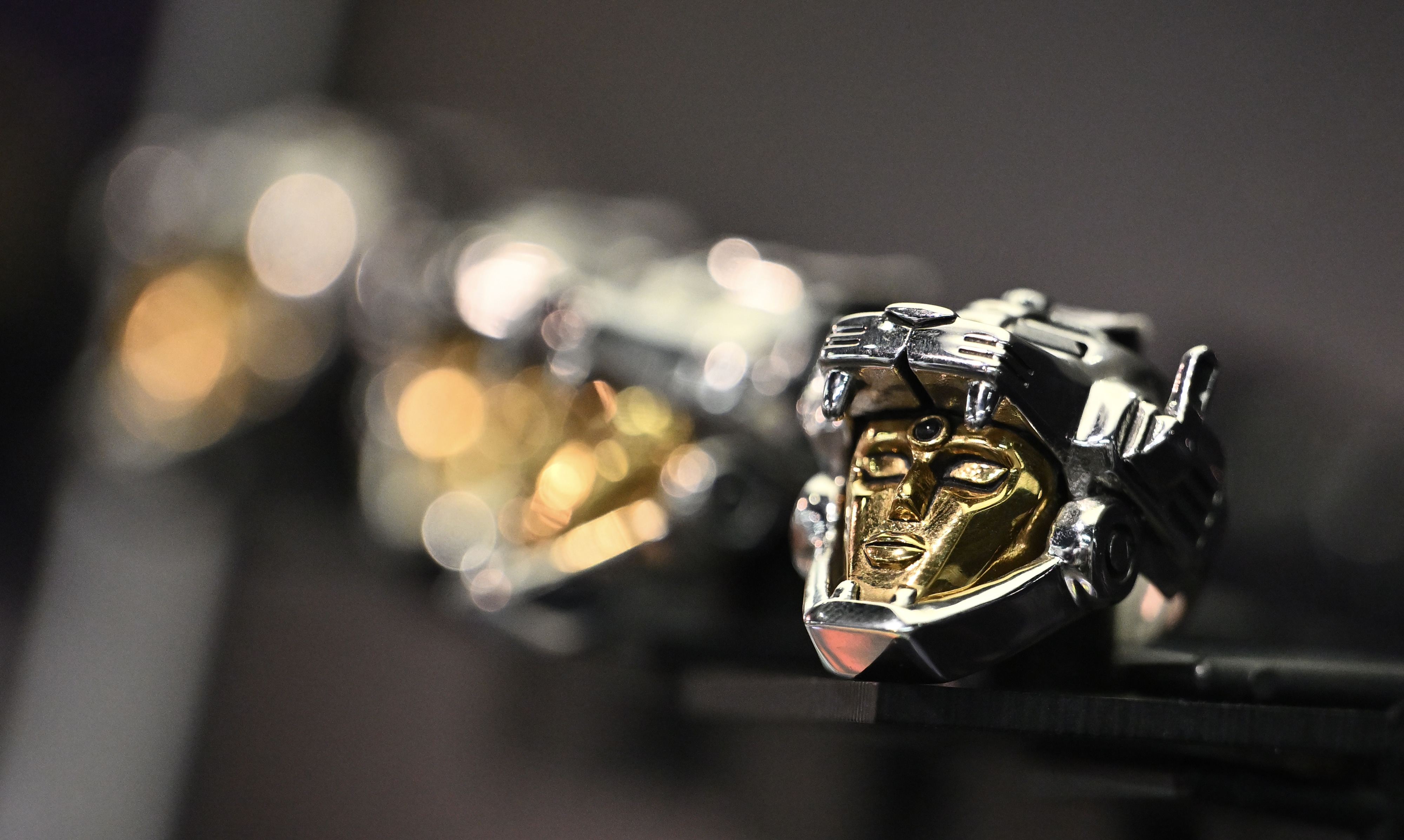 Voltron rings designed by Brandon Schoolhouse, known as Han Cholo,...