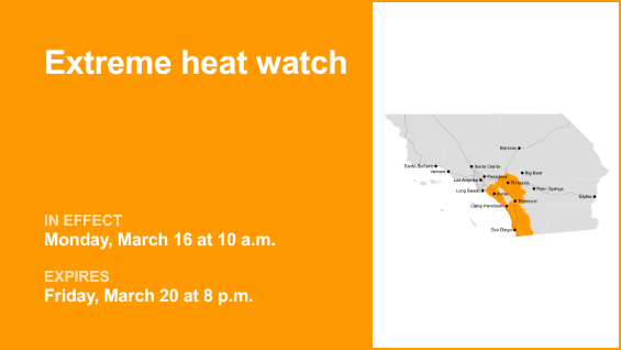 Orange County placed under an extreme heat watch from Monday to Friday – Orange County Register