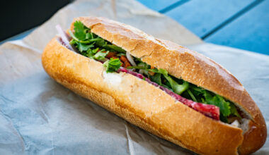 Banh Mi Dac Biet (Combination Pork) from Đức Hương Sandwiches in Sacramento.
