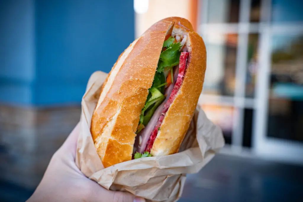 Banh Mi Dac Biet (Combination Pork) from Duc Huong Sandwiches in Sacramento.