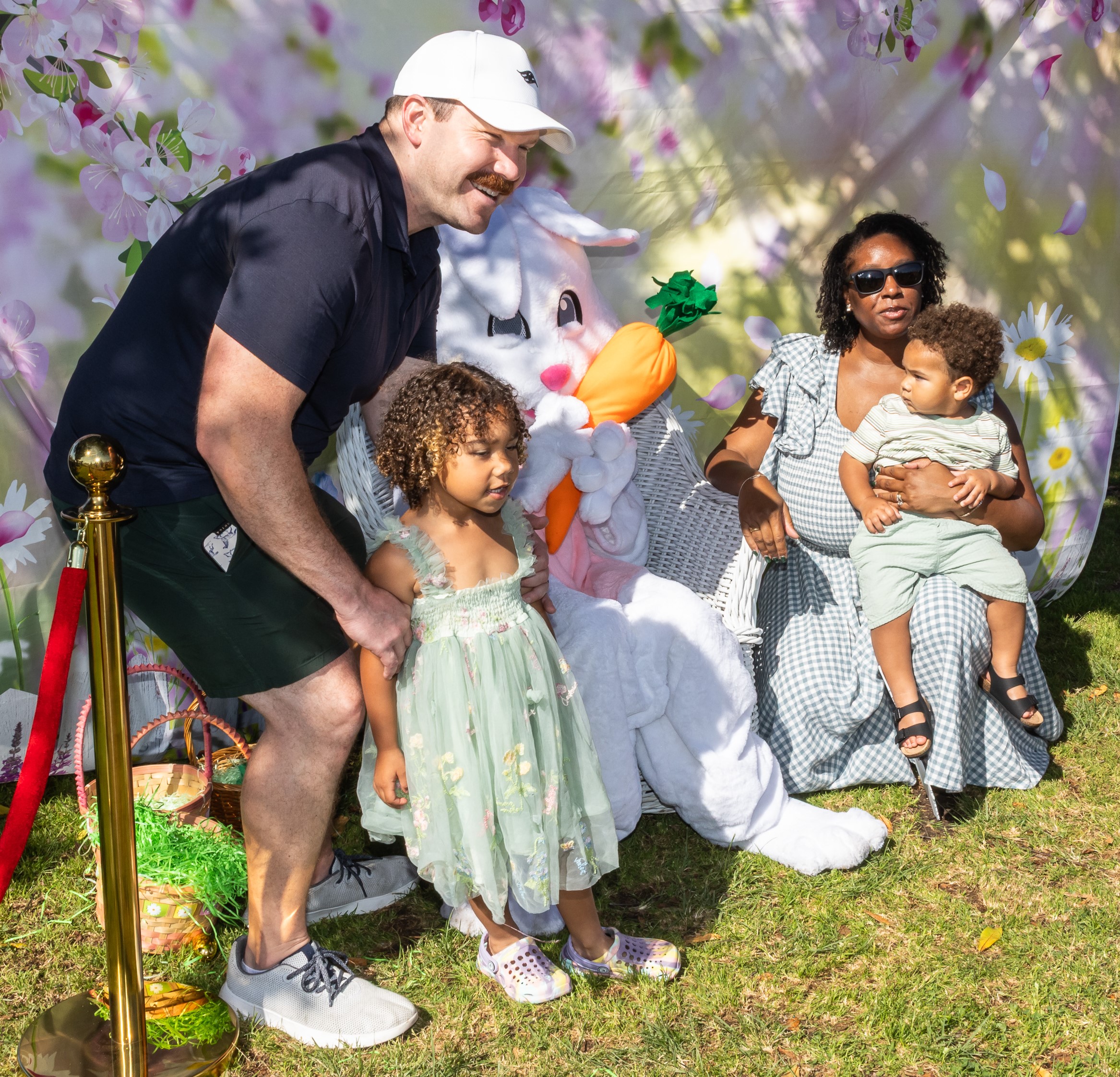 Among those who took a photo with Peter Rabbit were...