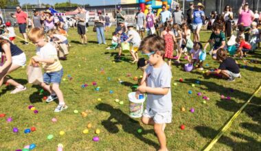 Pacific Beach Recreation Center egg hunt draws hundreds of families