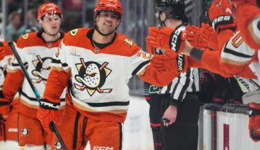 Former Flyer Ryan Poehling has had a nice season for the Anaheim Ducks and recently signed a four-year extension with the team.