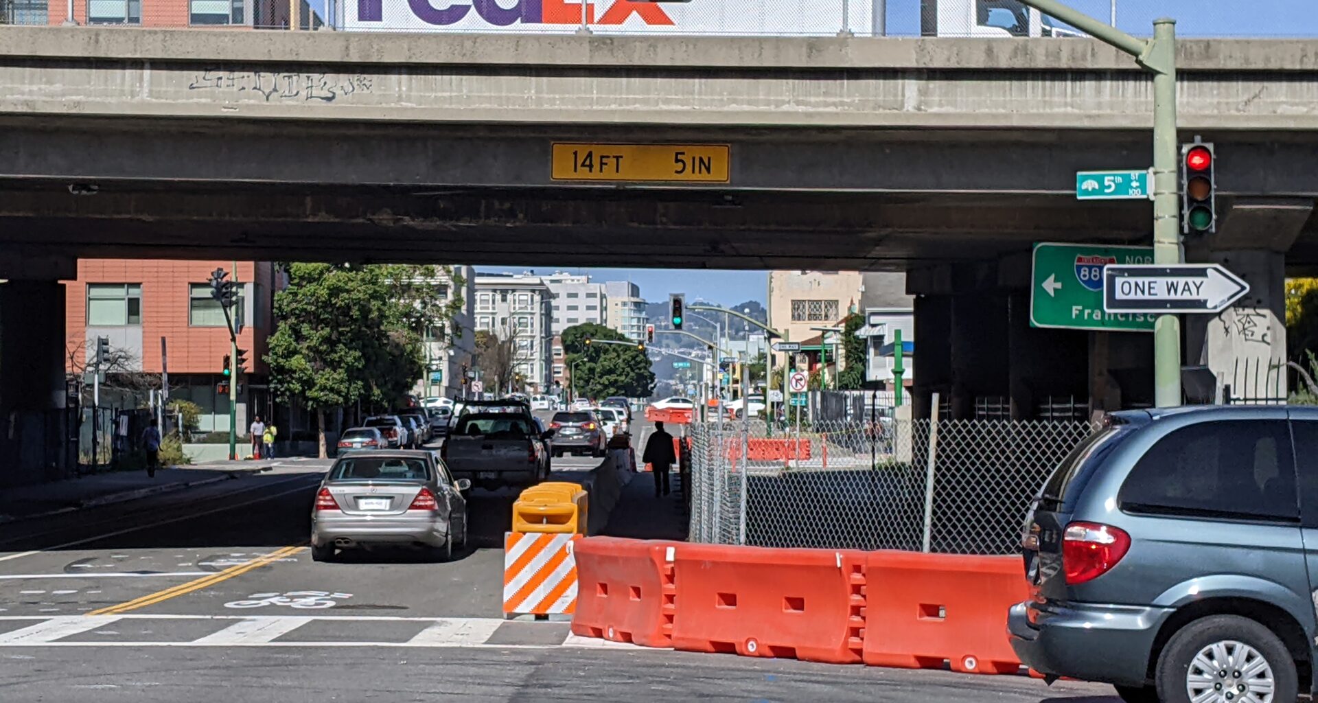 Caltrans Rips out Oakland Bike Lanes