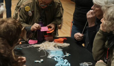 At Whistlemania, Oaklanders prep for possible ICE surge, making kits to protect immigrants