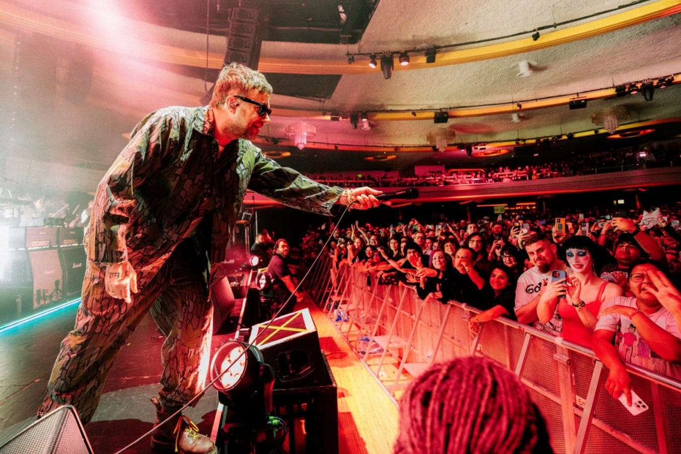 Gorillaz performing at night two of their Hollywood Palladium residency on Feb. 24, 2026.