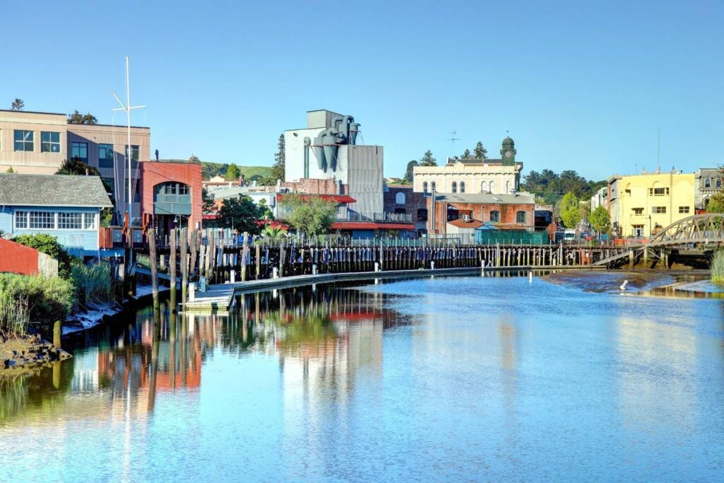 Petaluma Riverfront in California