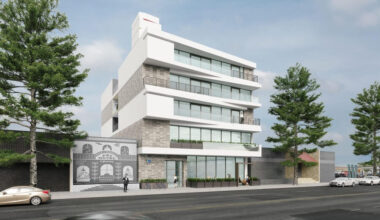 Mixed-use development with housing and new company headquarters rises across from the Culver City E line station