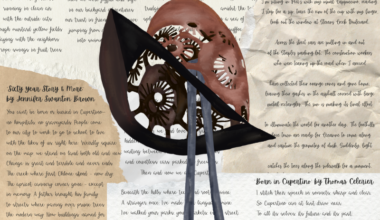 For the past 15 years, Cupertino’s poets laureate have promoted community awareness and participation in poetry. Illustration