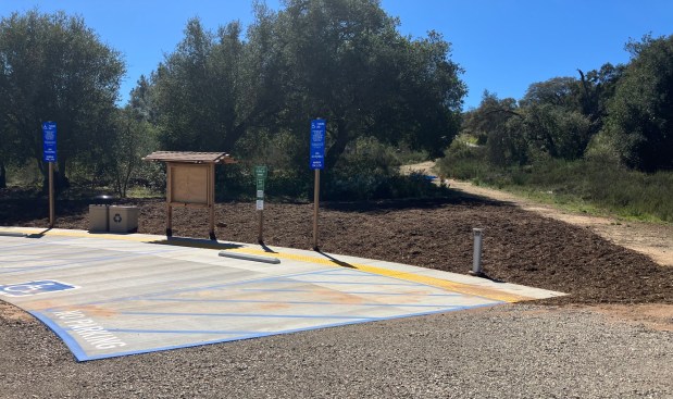 An informational kiosk is being located near the Mount Woodson trailhead. (Courtesy San Diego Parks and Recreation)