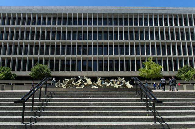 An outside view of the Gordon D. Schaber Courthouse in Sacramento in 2018.