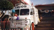 King Taco's humble beginnings as a food truck in 1974.