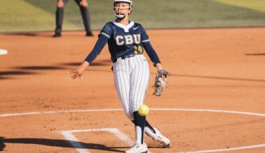 California Baptist softball team completes conference sweep of Utah Valley – Redlands Daily Facts