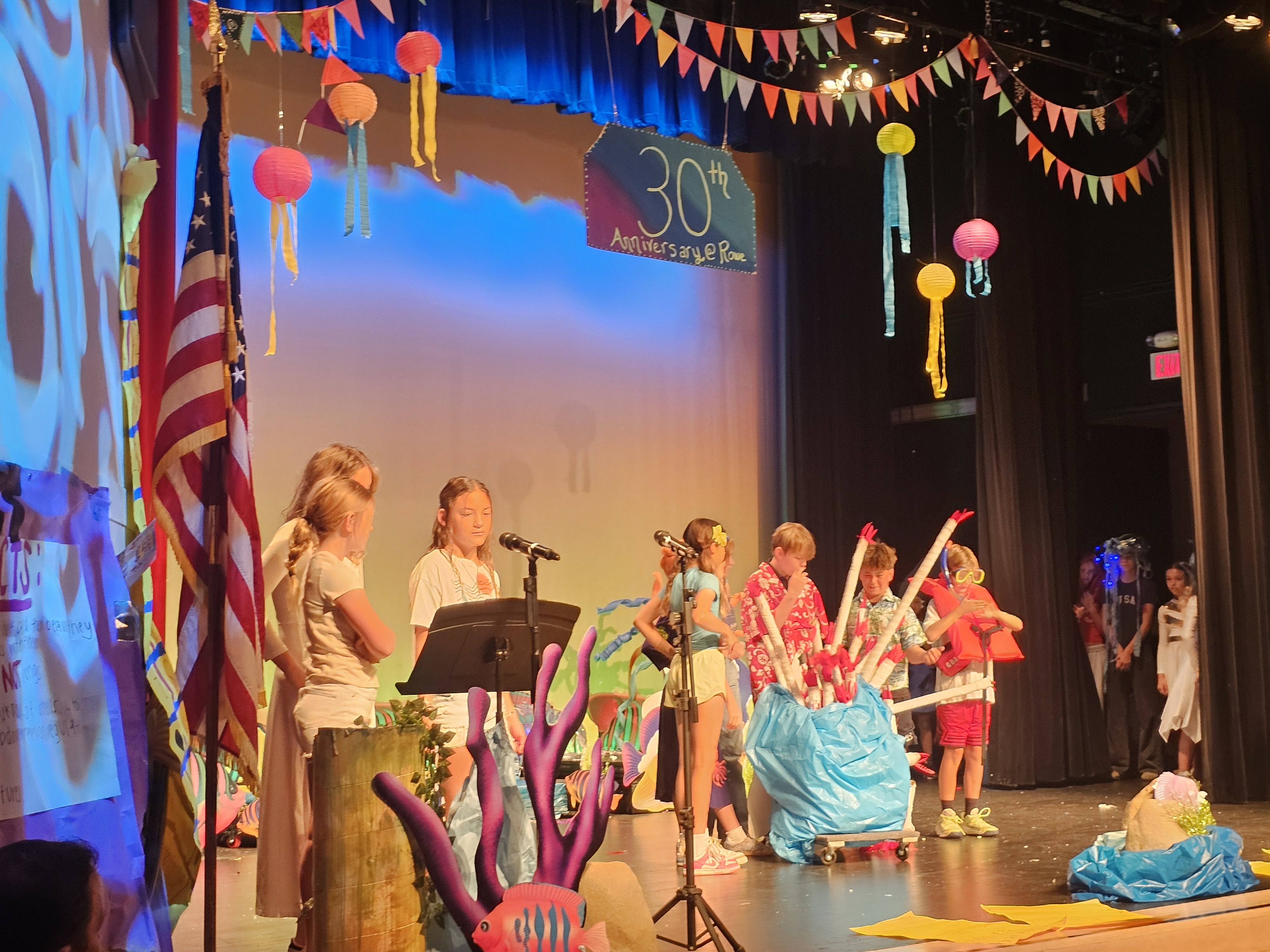 Students perfomed “The Magic School Bus: On the Ocean Floor”...