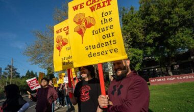 Natomas teachers strike for better pay, health care and more