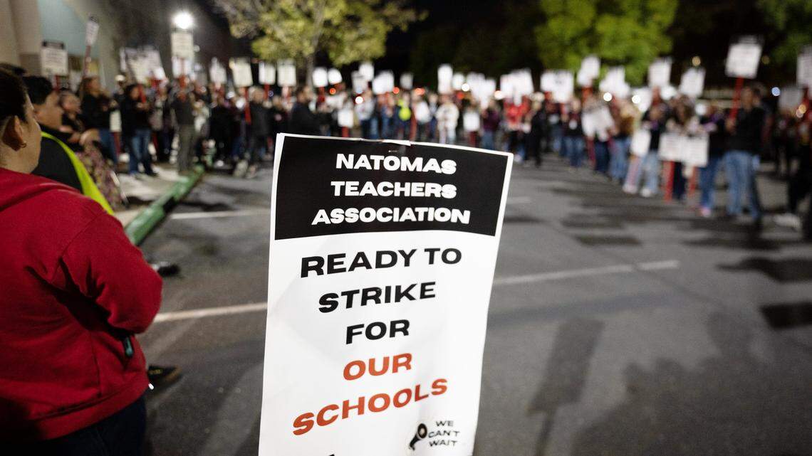 Natomas teachers in Sacramento CA to strike amid stalled talks