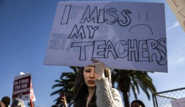 Natomas High students walk out in solidarity with teachers