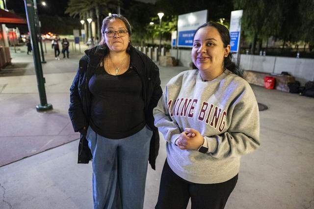 Maria de Jesus Estrada, a DACA recipient that was deported in February to Mexico, meets her daughter Damaris Bello at the San Ysidro Border Crossing on Monday, March 30, 2026.
