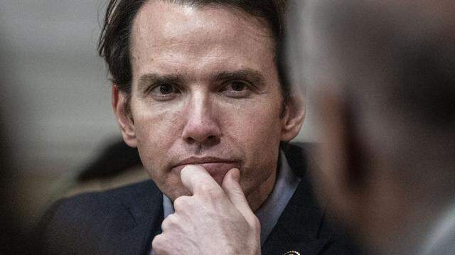 Rep. Kevin Kiley, R-Rocklin, speaks during a Sacramento Bee town hall meeting at the historic Loomis Train Depot in Placer County on Tuesday, Feb. 17, 2026.