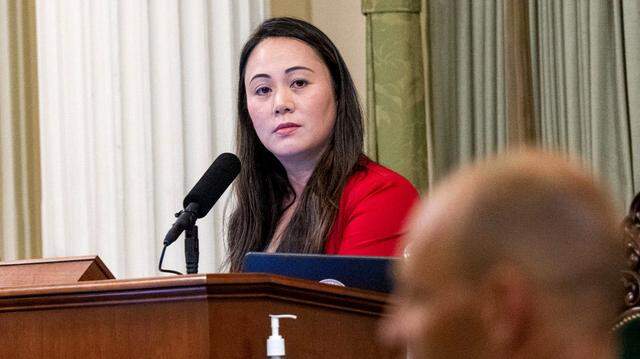 Assemblymember Stephanie Nguyen, D-Elk Grove, leads the Assembly session on Thursday, June 1, 2023, as a key deadline looms to pass bills.