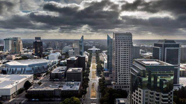 Rain clouds roll over downtown Sacramento Friday morning, Oct. 8, 2021.