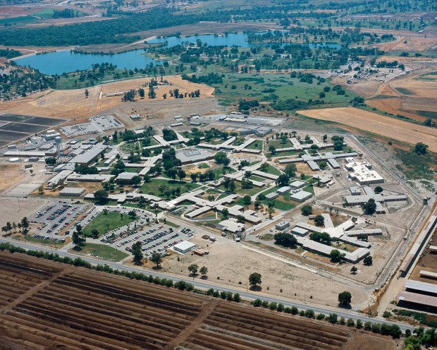 An aerial view of California Institution for Women in Chino. (Courtesy of the California Department of Corrections and Rehabilitation)