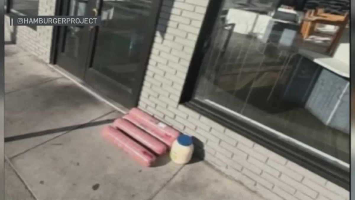 Raw beef left outside Hamburger Project in San Francisco – NBC Bay Area