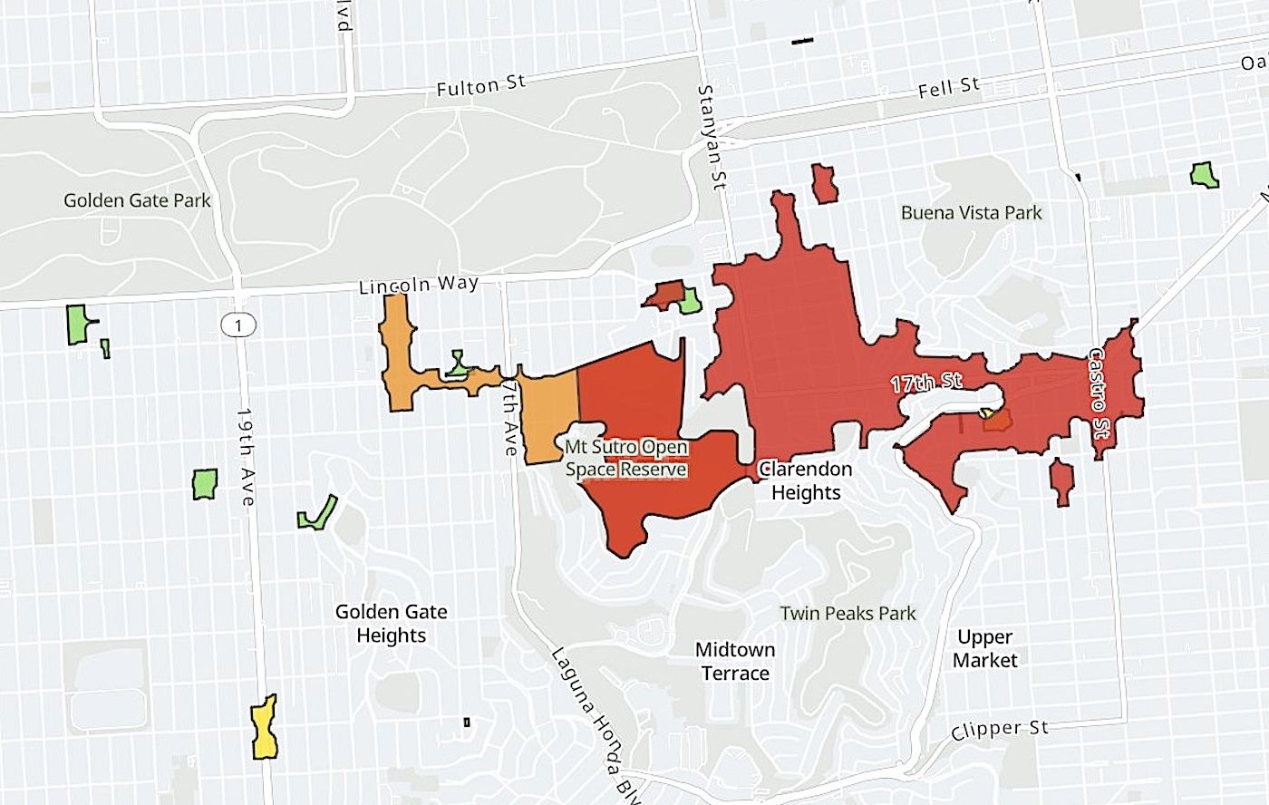 Over 7,000 PG&E Customers Lose Power Across SF Friday, Presumably Due to Heat Wave